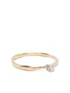 Wouters & Hendrix Gold 18kt White Gold Solitaire Ring In Gold