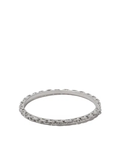Wouters & Hendrix Gold 18kt White Gold Trace Chain Ring