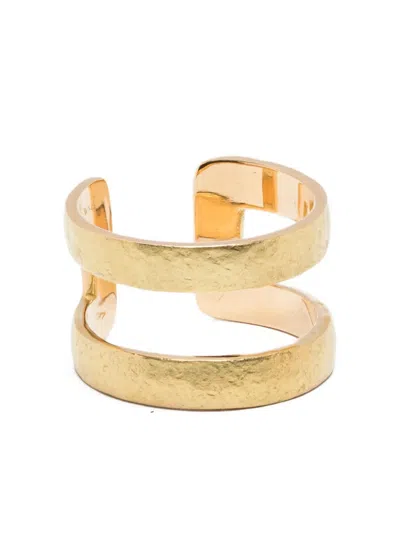 Wouters & Hendrix Gold 18kt Yellow Gold Double-band Ring
