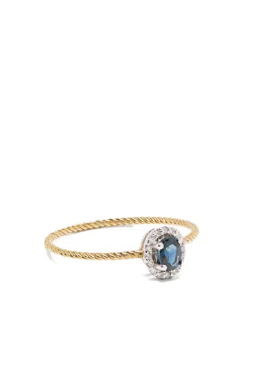 Wouters & Hendrix Gold 18kt Yellow Gold Sapphire Ring