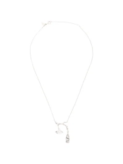 Wouters & Hendrix Lips-pendant Necklace In Metallic
