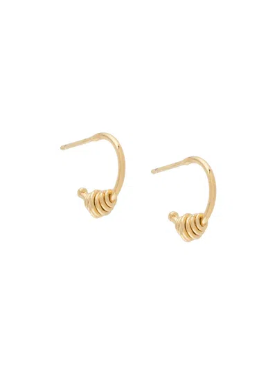 Wouters & Hendrix Midnight Children Hoop Earrings In Gold