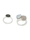 Wouters & Hendrix My Favourites Pearls And Agate Stones Ring In Silver