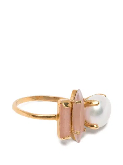 Wouters & Hendrix Pearl-embellishment Ring In Multi