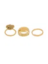 Wouters & Hendrix Set Of Three Rings In Gold