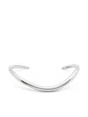 Wouters & Hendrix Wavy Bangle Bracelet In Silber