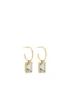 Wouters & Hendrix Amethyst-pendant Earrings In Gold