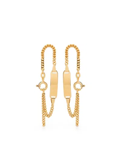 Wouters & Hendrix Chain-detailed Earrings In Gold