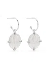 Wouters & Hendrix Coin Hoop Earrings In Silver