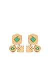 Wouters & Hendrix Crystal-embellished Earrings In Gold