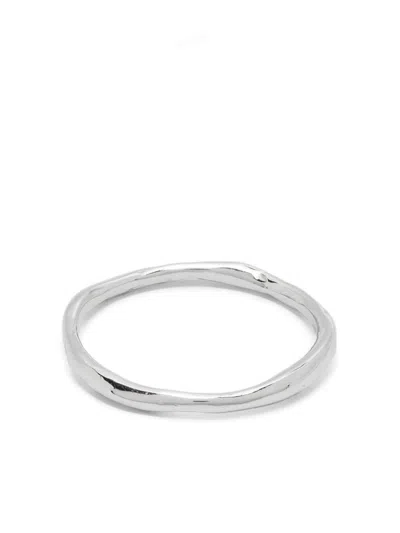 Wouters & Hendrix Gold 18kt White Gold Organic Ring In Silver