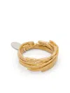 Wouters & Hendrix Leaf Ring In Gold