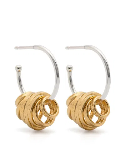 Wouters & Hendrix Les Eternelles Hoop Earrings In Gold
