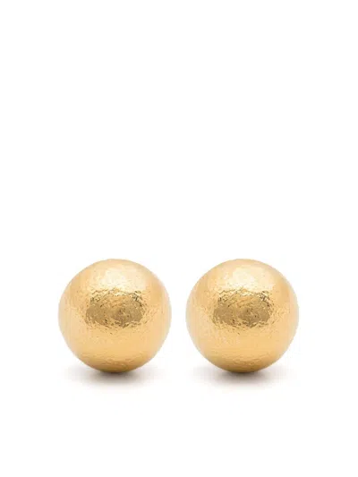 Wouters & Hendrix Les Eternelles Stud Earrings In Gold