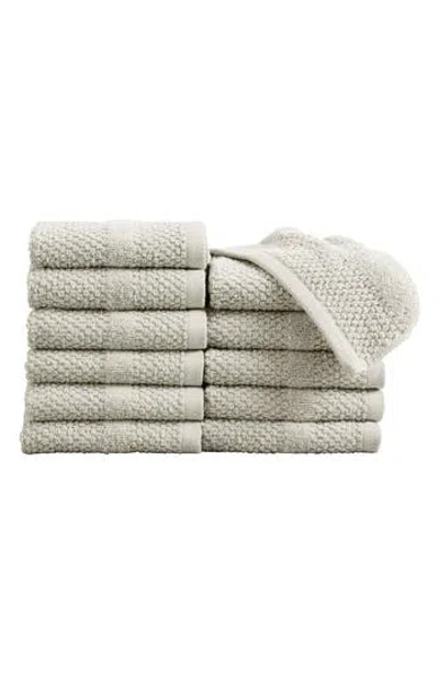 Woven & Weft 12-pack Checker Texture Washcloths In Gray