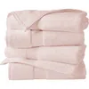Woven & Weft 4-pack Cotton Bath Towels In Pink