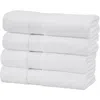 Woven & Weft 4-piece Cotton Bath Towels In White