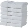 Woven & Weft 6-piece Cotton Bath Towels In White