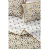 Woven & Weft Boho Floral Print Quilt & Shams Set In Regal Garden - Ivory