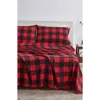Woven & Weft Buffalo Check Cotton Flannel Sheet Set