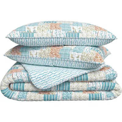 Woven & Weft Coastal Patchwork Quilt Set