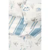 Woven & Weft Coastal Print Quilt & Shams Set In Flag Stripe/ocean Stories