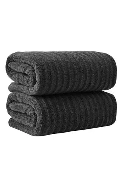 Woven & Weft Combed Cotton 2-pack Bath Towels