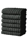 Woven & Weft Combed Cotton 6-pack Hand Towels