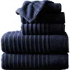 Woven & Weft Combed Cotton 6-piece Towel Set In Blue