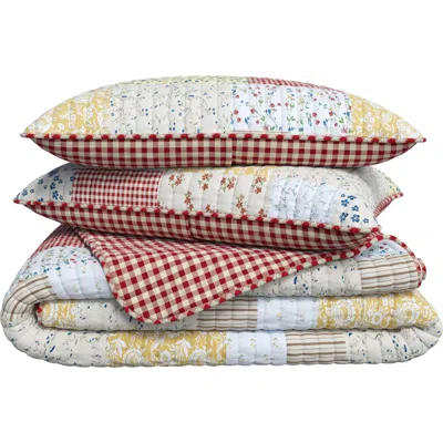 Woven & Weft Cottage Floral Patchwork Quilt Set