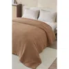 Woven & Weft Cotton Waffle Weave Blanket In Toffee