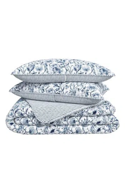 Woven & Weft English Garden Quilt Set In English Garden Blue