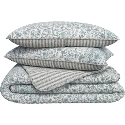 Woven & Weft Floral Printed Quilt Set In Cambridge Garden