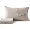 Woven & Weft Heathered Jersey Sheet Set