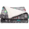 Woven & Weft Holiday Printed Throw Blanket