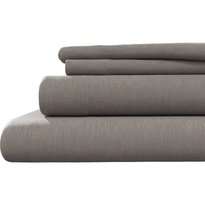 Woven & Weft Jersey Knit Sheet Set In Gray