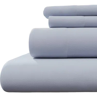 Woven & Weft Jersey Sheet Set In Blue
