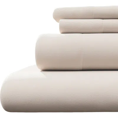 Woven & Weft Jersey Sheet Set In Brown