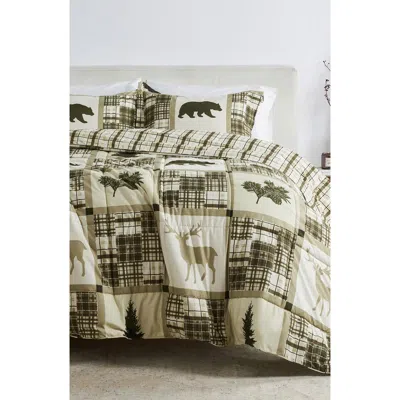 Woven & Weft Lodge Comforter Set In Green