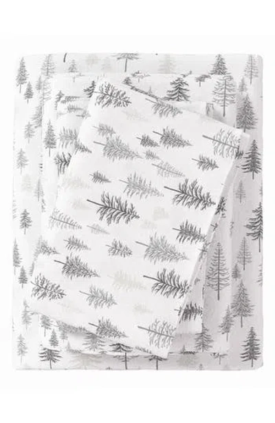 Woven & Weft Lodge Cotton Flannel Sheet Set In White
