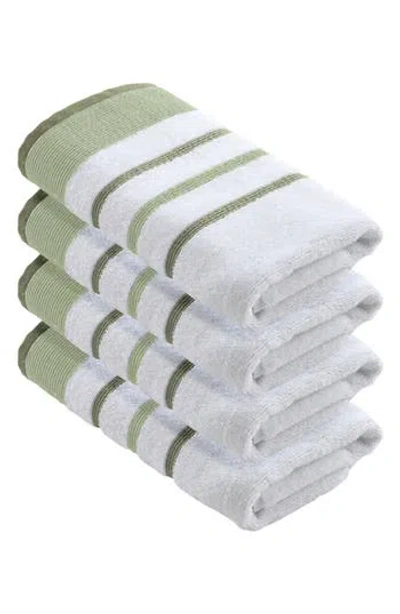 Woven & Weft Luxurious Cotton 4-pack Decorative Hand Towels