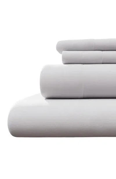 Woven & Weft Organic Cotton Jersey Sheet Set In Gray