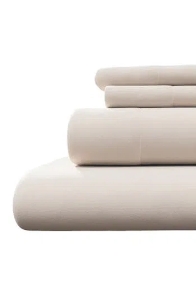 Woven & Weft Organic Cotton Jersey Sheet Set In Sand