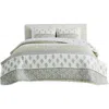 Woven & Weft Patchwork 3-piece Quilt Set In Vintage Floral Stripe