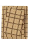 Woven & Weft Plaid 4-piece Flannel Bed Sheet Set In Brown