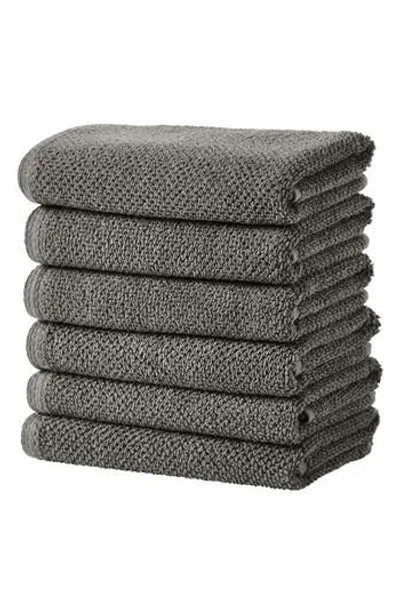 Woven & Weft Popcorn Texture 6-piece Towel Set