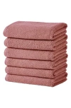 Woven & Weft Popcorn Texture 6-piece Towel Set