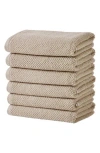 Woven & Weft Popcorn Texture 6-piece Towel Set