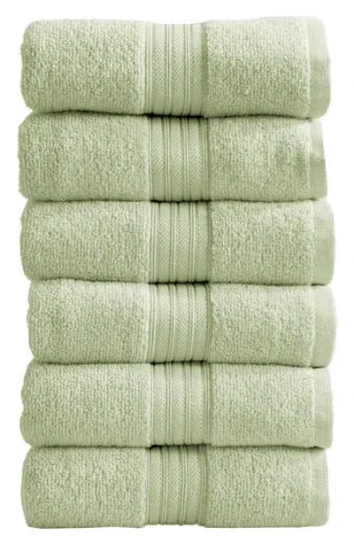 Woven & Weft Quick-dry Cotton 6-pack Hand Towel Set In Multi
