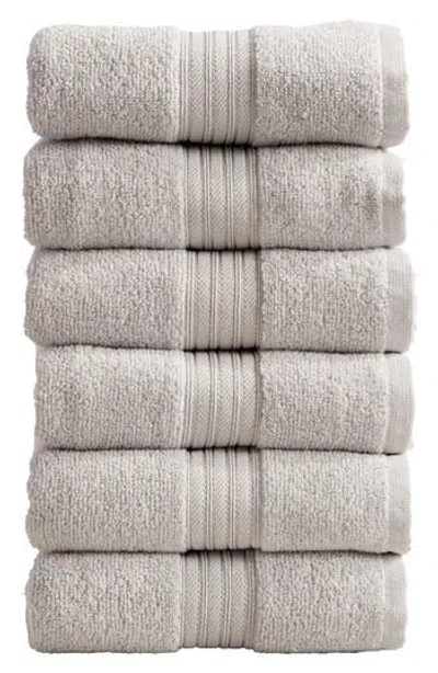 Woven & Weft Quick-dry Cotton 6-pack Hand Towel Set In Multi